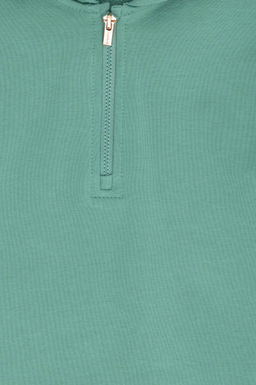 Толстовка U.S. Polo Assn для девочек мятная хлопок с эластаном  фото 20