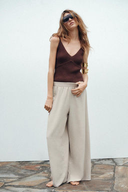 KNIT V-NECK TOP - Zara фото 3
