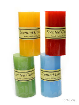 Свеча столбик арома 5х10 см / NA526 /уп 60/120/