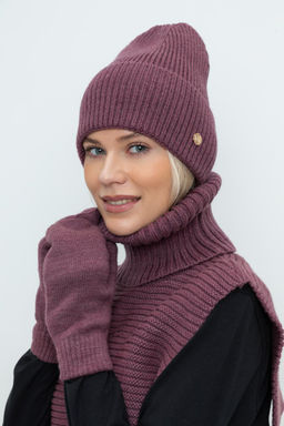 ЕВ 28001/24ш/светлая слива шарф-манишка жен - Very neat фото 2