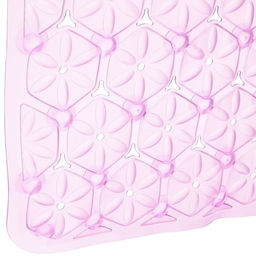 Коврик в ванну 67х37 "Эллада" розовый