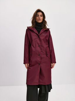 Плащ женский OVERSIZE 22271-389 серый