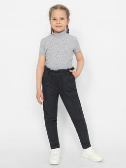 CWJG 70242-23 Брюки для девочки,серый