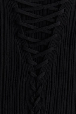 Top en punto de canale con tiras entrelazadas - H&m фото 7