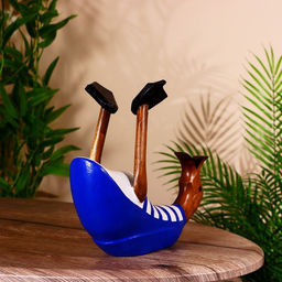 Подставка под бутылку Уточка в синем дерево 25х10х20 см - Simaland фото 4
