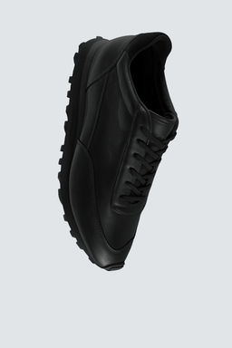 CASUAL LEATHER TRAINERS - Zara фото 4