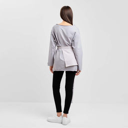 Юбка баска женская MIST, размер 46-48 (L-XL), серая