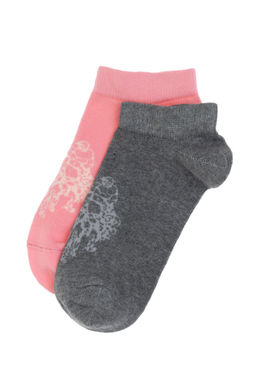 Kad_n Gri Melanj _orap Sepette S_rpriz _ndirim