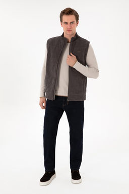 Мужской антрацитовый вязаный вязание кардиган скидка в корзине - U.s. polo assn фото 4