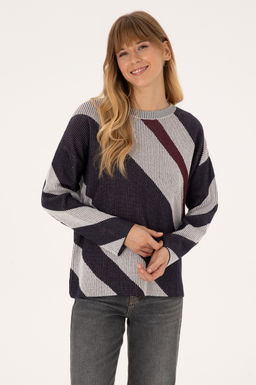 Kad_n Krem Bisiklet Yaka Kazak - U.s. polo assn фото 3