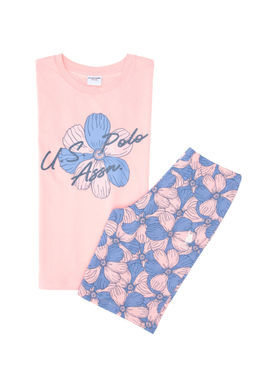 K_z _ocuk Somon Pijama Tak_m_ Sepette S_rpriz _ndirim - U.s. polo assn фото 8