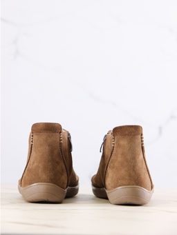 Босоногие ботинки EDART 210.NATAbr.Серо-коричневая замша/