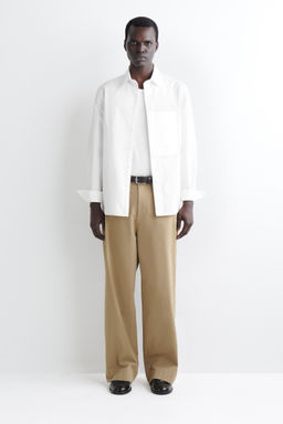 CAMISA SLIM FIT DE ALGOD?N PIMA CON BOLSILLO - H&m фото 6