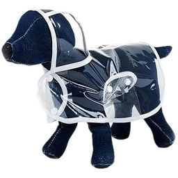 Дождевик для мелких пород собак "KOMFORT", прозрачный, р M