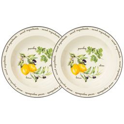 НАБОР ТАРЕЛОК СУПОВЫХ LEFARD СЕКРЕТНЫЕ ИНГРЕДИЕНТЫ 2 ШТ. 22,5 СМ