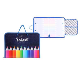 Папка для труда, А4, пластиковая, 32.5×23×2.5 см «Карандаши»