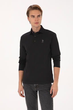 Erkek Siyah Basic Sweatshirt - U.s. polo assn фото 10