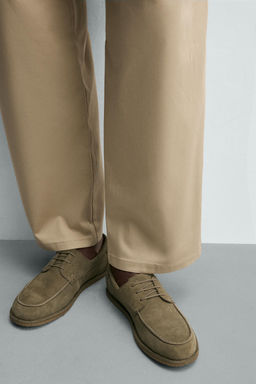 ZAPATO N?UTICO PIEL CASUAL / Verde - Zara фото 7