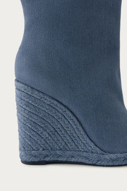 BOTA CU?A MARISA BERENSON X ZARA / Azul Vaquero  фото 5