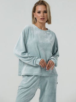 Костюм ПРЕМИУМ  велюр, мята