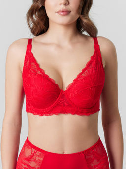Бюстгальтер женский красный с кружевом красный 512553 - Mark formelle фото 2