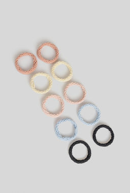 ACOOLA / Набор из 10 резинок для волос дет. Hiftu разноцветный  фото 2