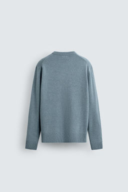 REGULAR FIT WOOL BLEND JUMPER - Zara фото 8