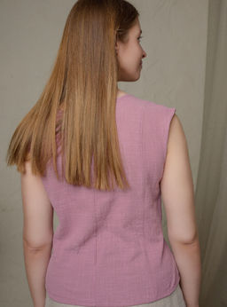 ХЛОПКОВЫЙ Топ - Новый лен фото 2