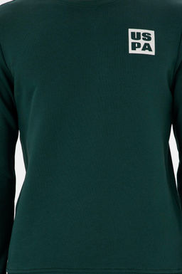 Мужской темно-зеленый свитшот Неожиданная скидка в корзине - U.s. polo assn фото 6