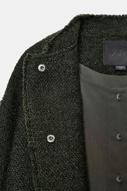 TEXTURED WOOL BLEND JACKET ZW COLLECTION - Zara фото 11