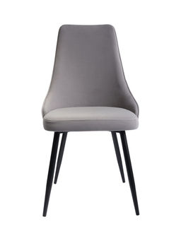 Стул мягкий для кухни «Милан», обивка титан 08, цвет серый