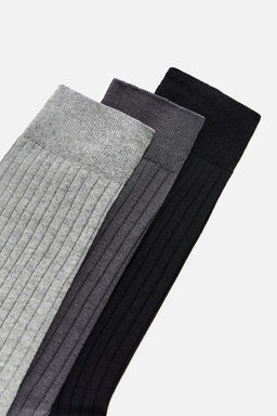 3-PACK OF CONTRAST SOCKS - Zara фото 3