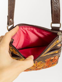 Сумка натуральная кожа через плечо №1114/55 - Ганг фото 6