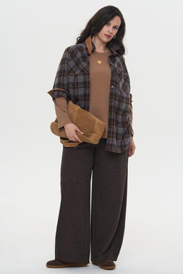 Лонгслив Брау коричневый - Intikoma фото 13