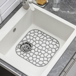 Решётка в раковину IDEA «Квадратная», пластик, 30×30 см, МИКС