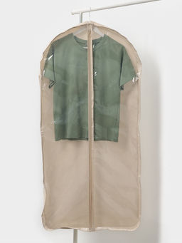 Чехол для одежды LaDо́m на молнии, 120×60 см, бежевый, материал батист