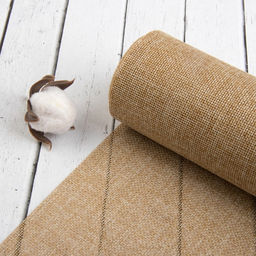 Ткань из джута, 20 см, 4,5 0,5 м, цвет бежевый