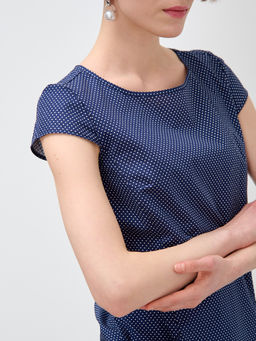 Платье миди с кружевом OD-269-3