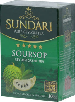 Sundari. Soursop (зеленый) 100 гр. карт.пачка