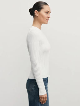 Облегающий джемпер поло из вискозы / Zarina фото 4