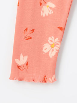 Beli Lastikli ?i?ekli K?z Bebek Pijama Alt - Waikiki фото 3