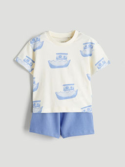 Bisiklet Yaka Erkek Bebek Ti??rt ve ?ort