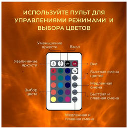 Ночник куб мерцающий светильник usb 12х12х12см - Buro фото 3