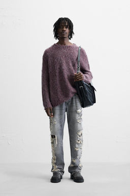 BRUSHED TEXTURE SWEATER