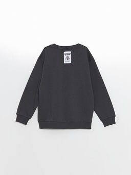 Bisiklet Yaka Erkek ?ocuk Sweatshirt - Waikiki фото 3