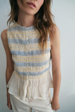 PATCHWORK PRINT PANEL DRESS - Zara фото 10