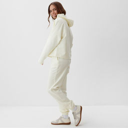 Костюм женский (толстовка, брюки) MIST, размер 40-42, молочный