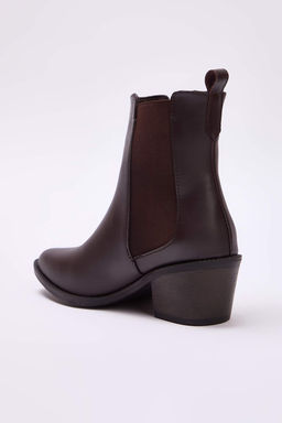 Trendyol Shoes Siyah Lastik Detayl? Kovboy Blok Topuklu Kad?n Bot TAKAW25BO00034 - Trendyolmilla фото 11