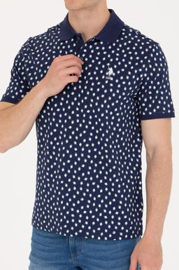 U. S. Polo Assn Мужская темно-синяя футболка с воротником-поло - U.s. polo assn фото 20