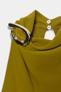 HALTER TOP WITH HARDWARE - Zara фото 7